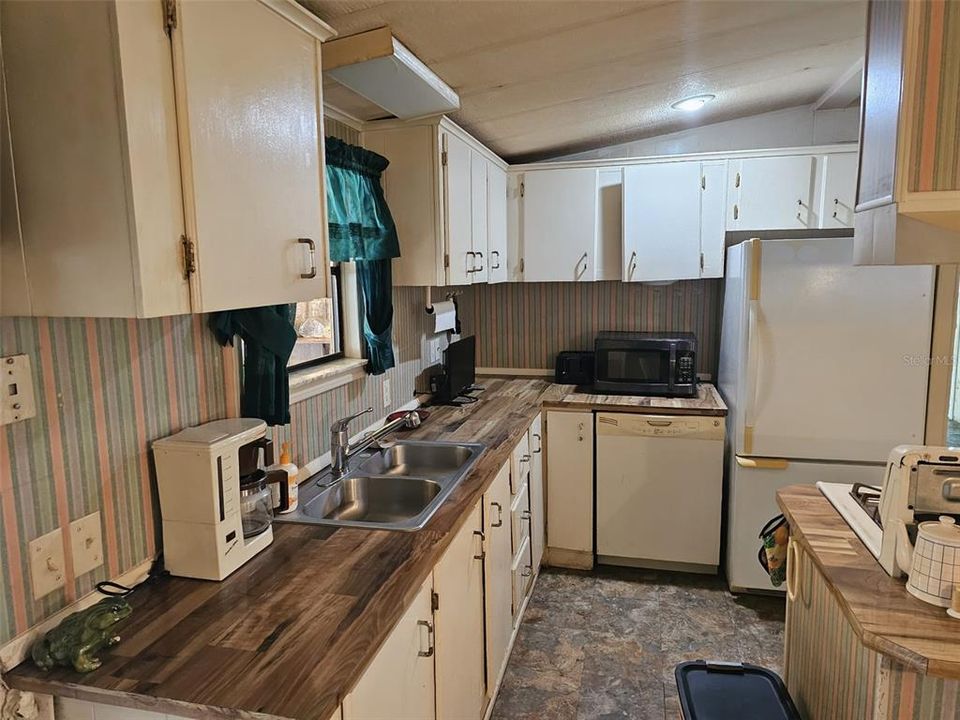 Kitchen area from dining area