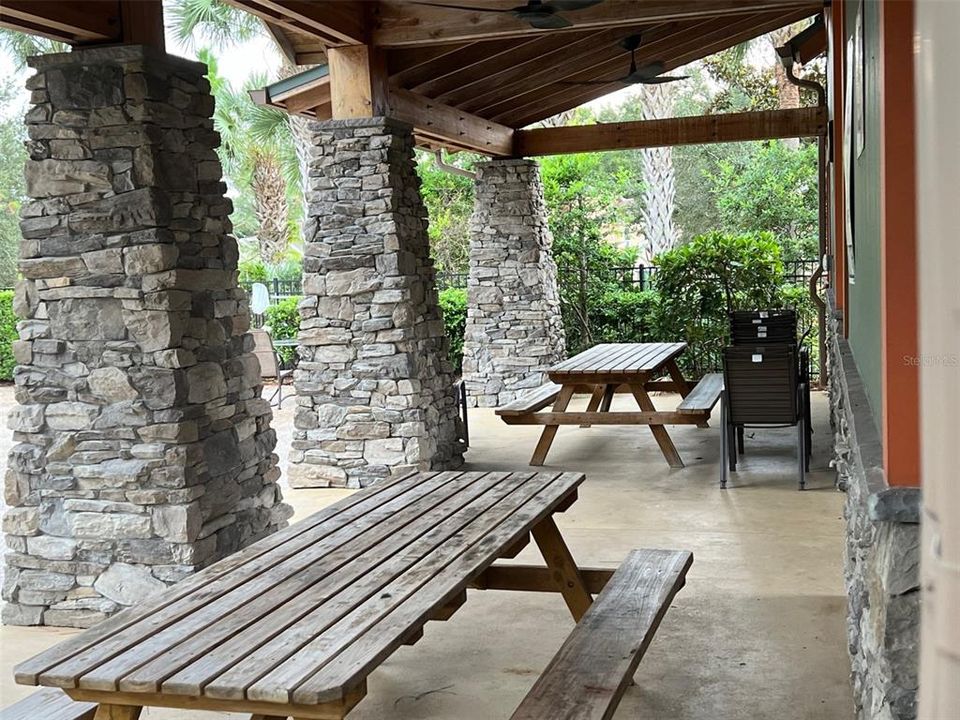 Picnic Area in Pool Area