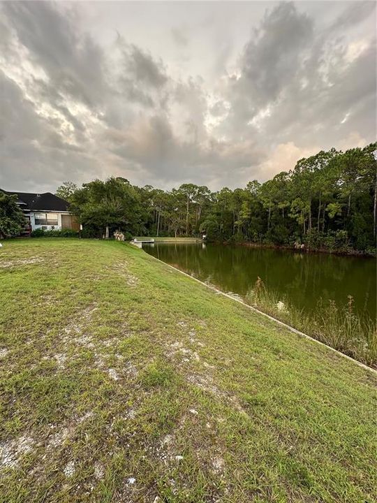 Water view left of property.