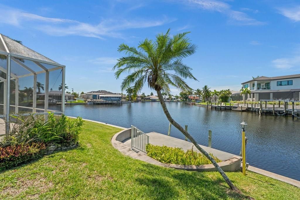 Yard with Cement Dock