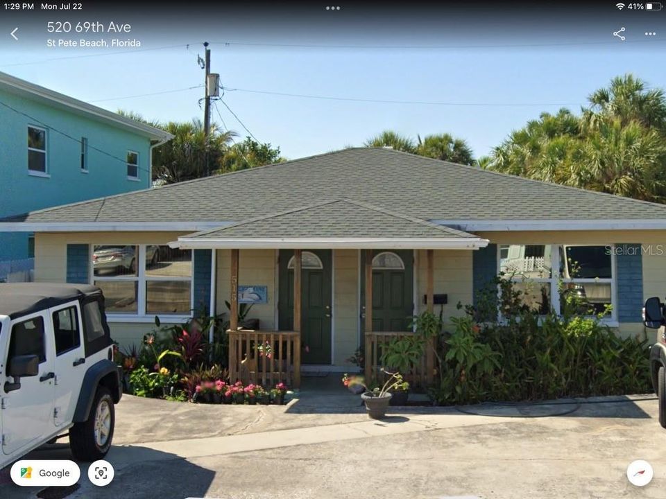 FRONT ENTRANCE TO DUPLEX