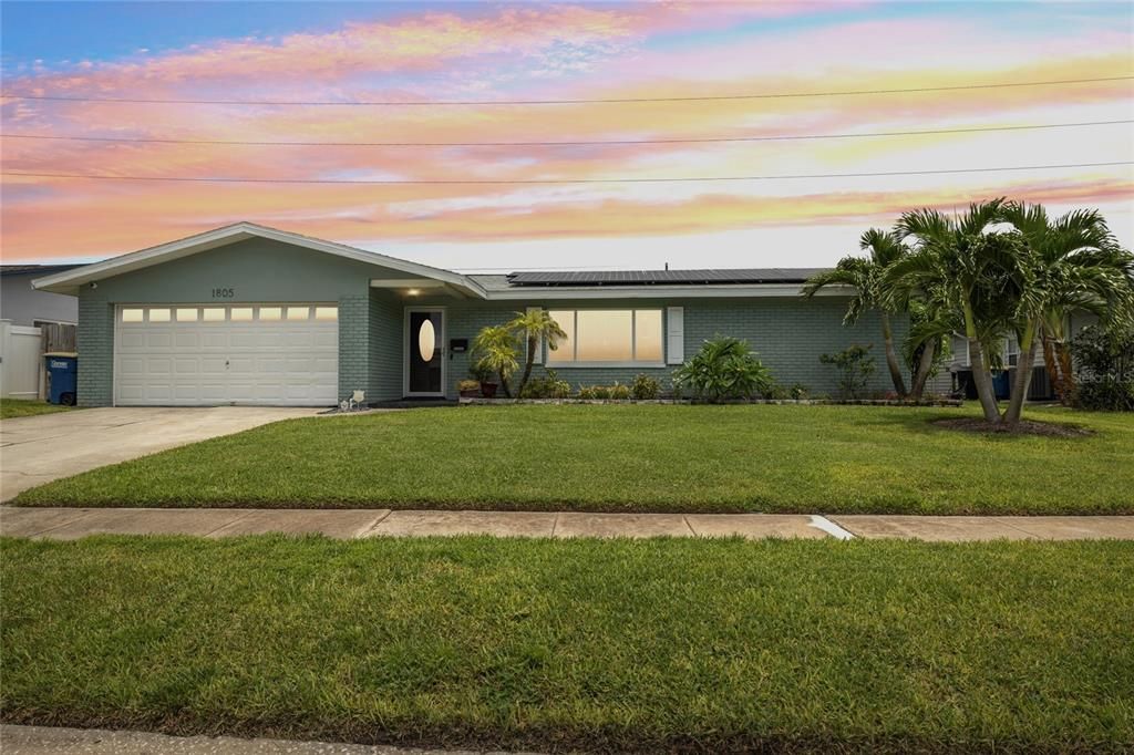 Virtual twilight - front exterior