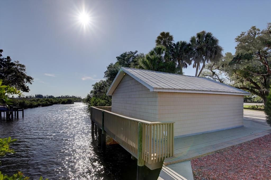 Rustic Boathouse built in 1943