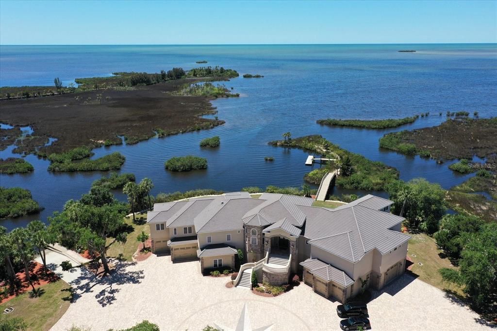 Waterfront living on 23 acres on the Gulf of Mexico