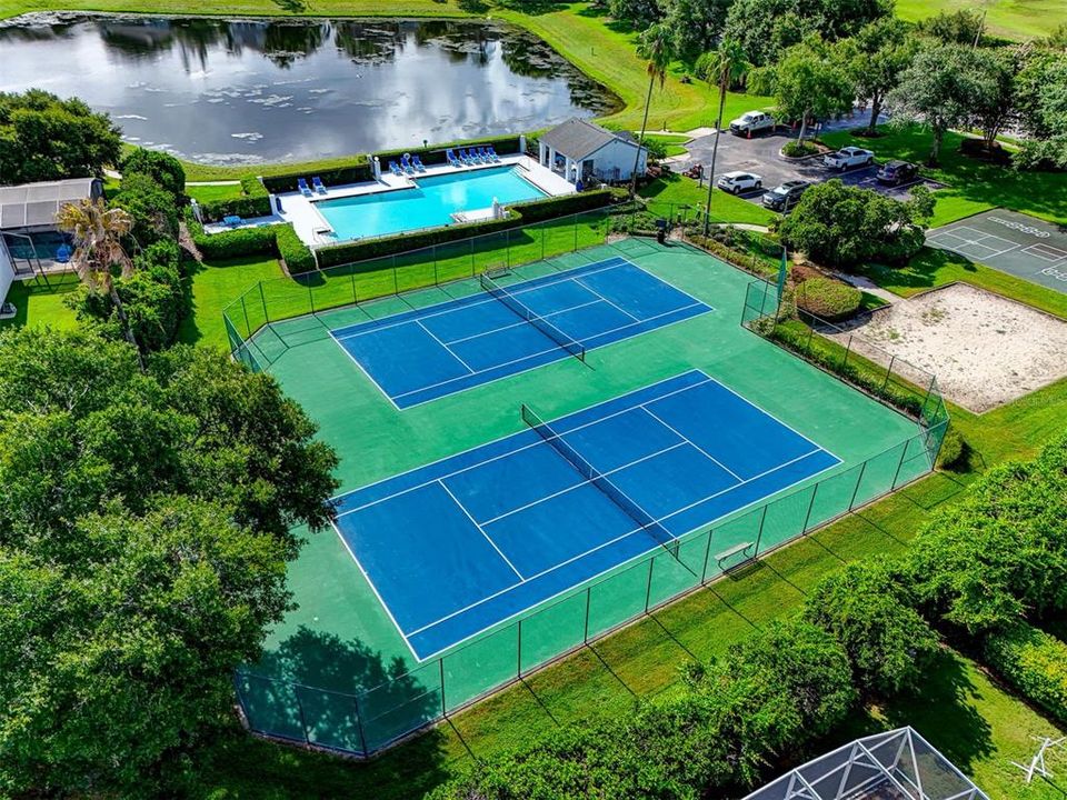 Community Pool and Tennis Court