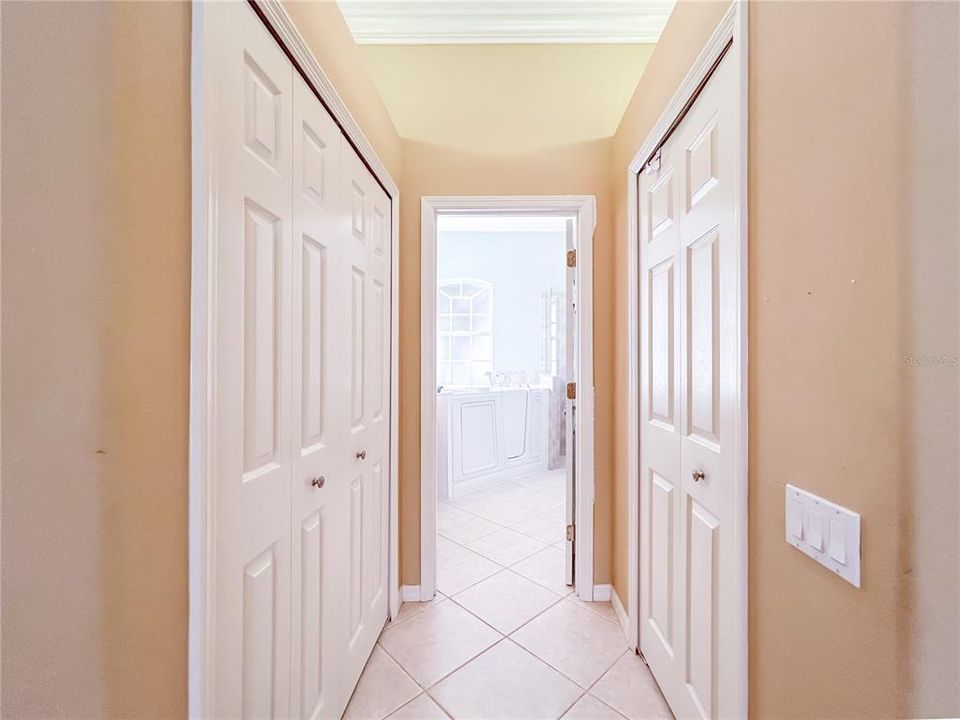 Primary Closet hallway