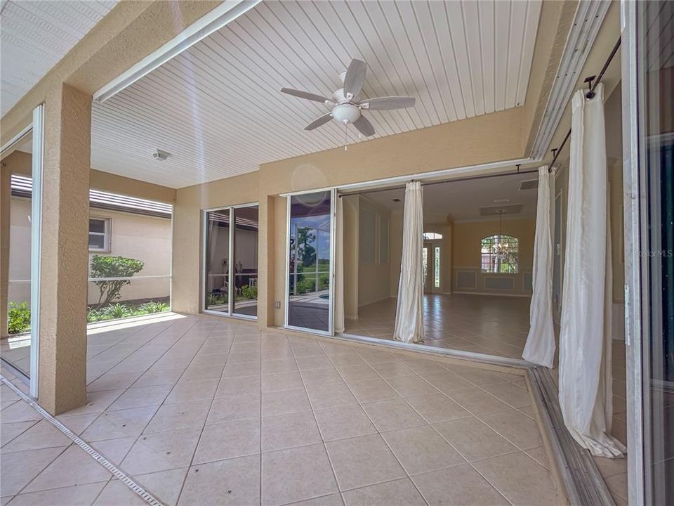 Covered Back Patio space