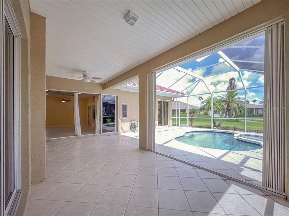 Covered Back Patio space