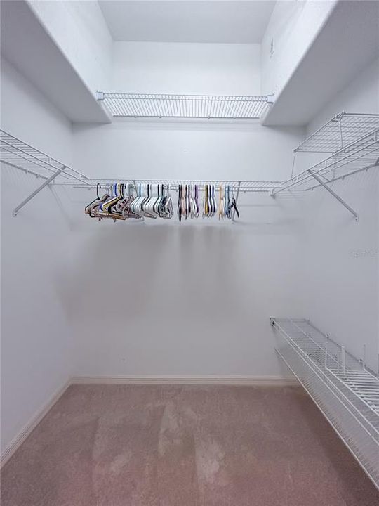 Primary walk in closet