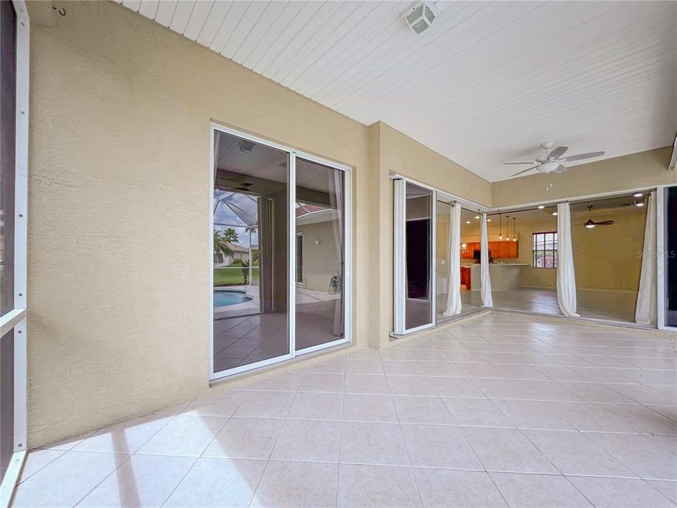 Covered Back Patio space