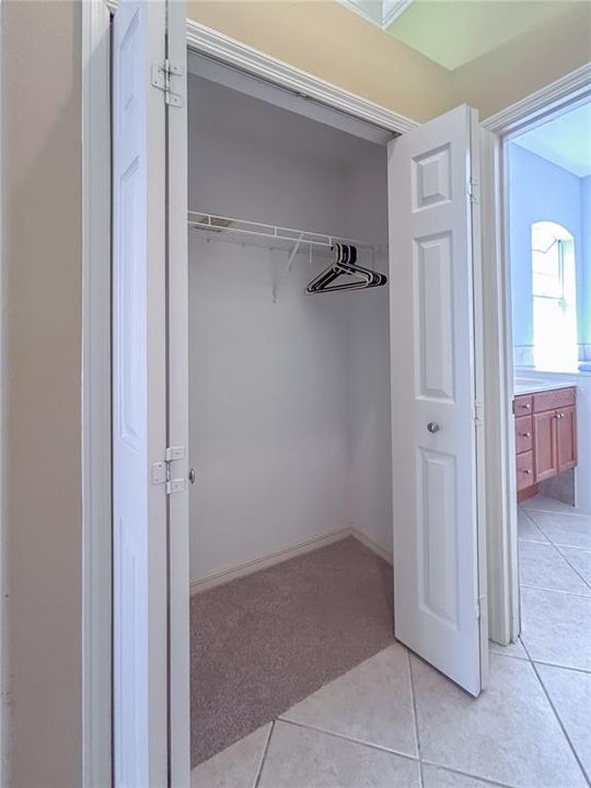 Primary standard closet