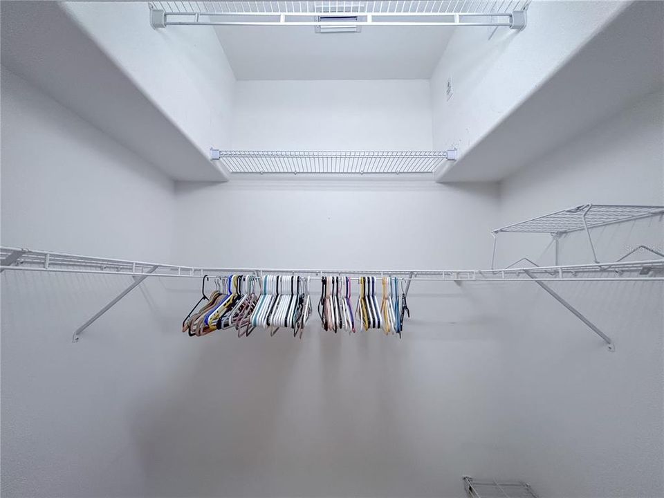 Primary walk in closet