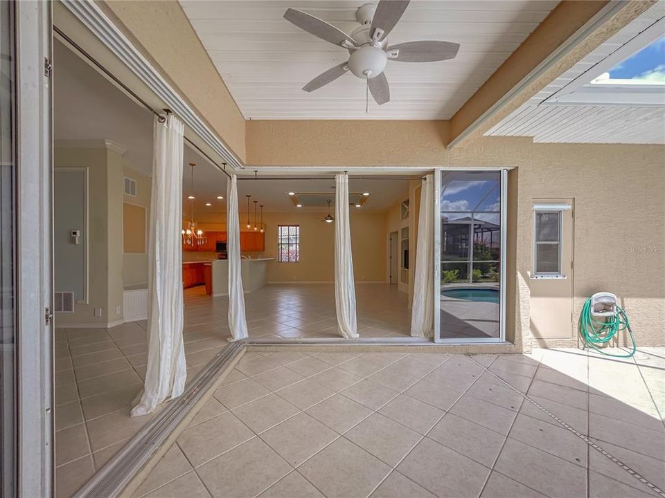 Covered Back Patio space