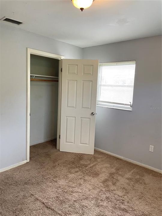 Bedroom 3 closet.