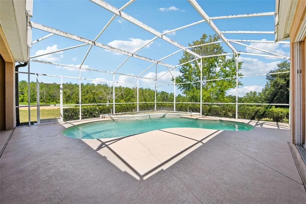 Large Pool and Pool Patio