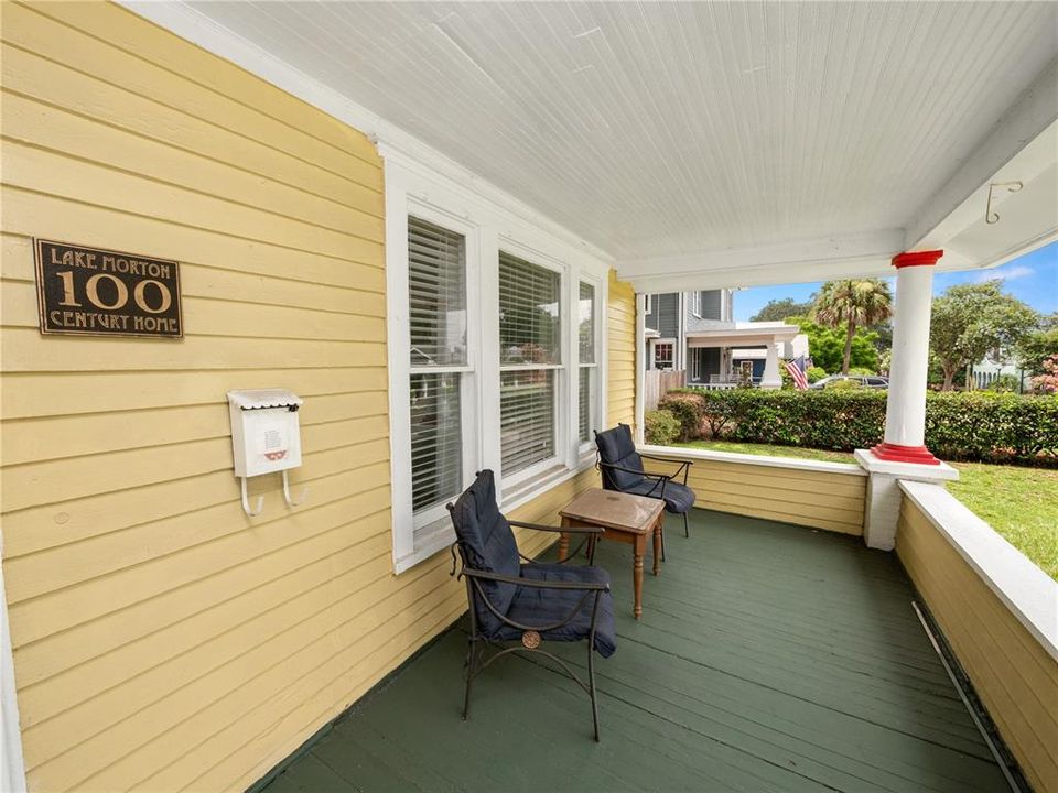 Large Covered Front Porch