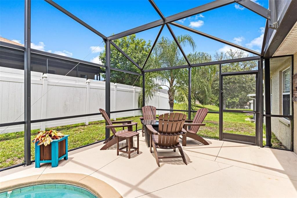 Pool Area with Outdoor Seating