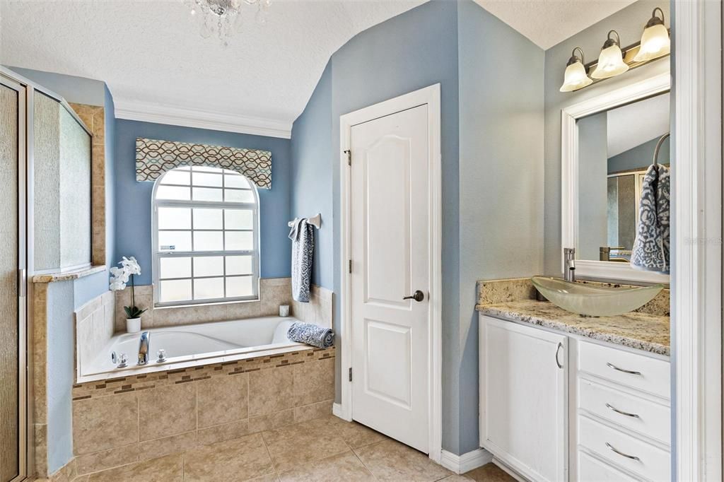 Primary Bathroom with Linen Closet