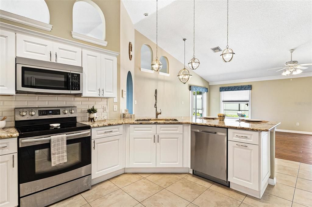 Kitchen with Stainless Steel Appliances