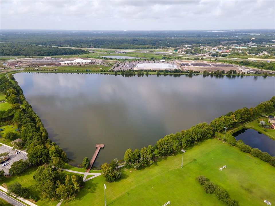 fishing pier & lake