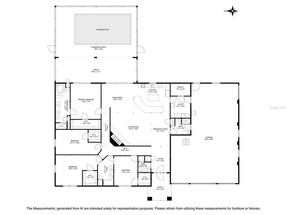 En Venta: $600,000 (4 camas, 3 baños, 3155 Pies cuadrados)