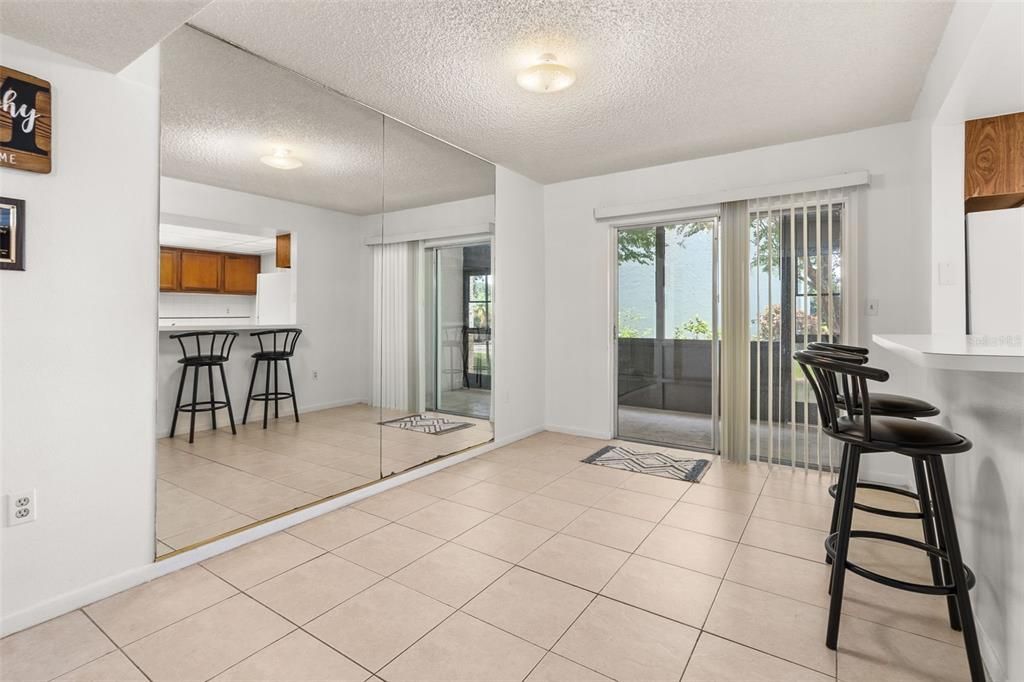 Dining Room and Kitchen with Breakfast Bar