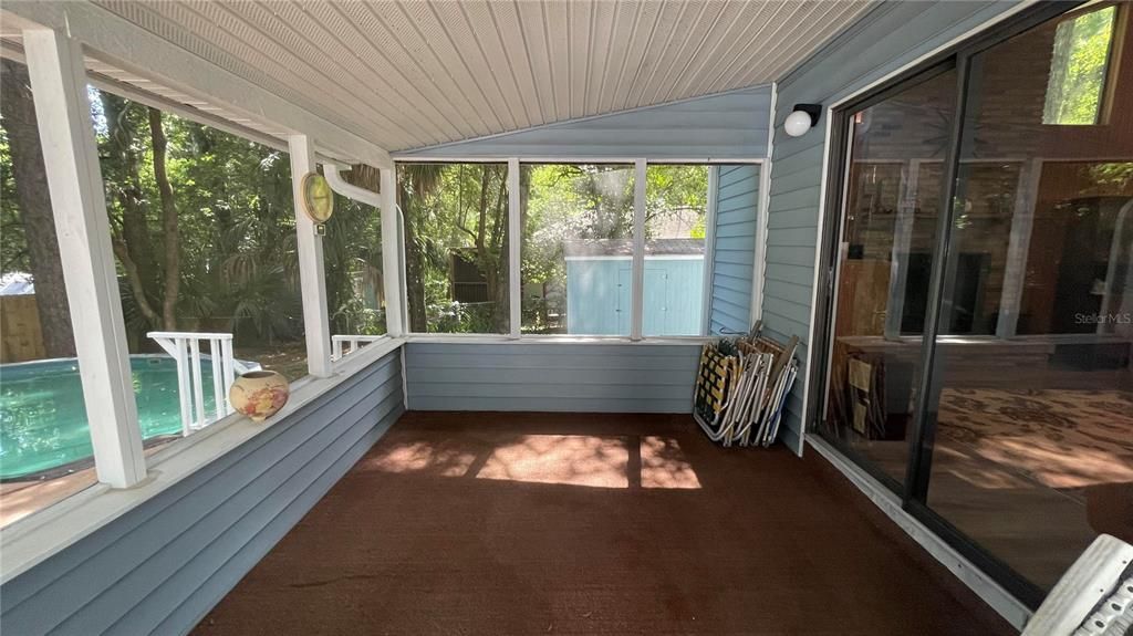 Screened porch