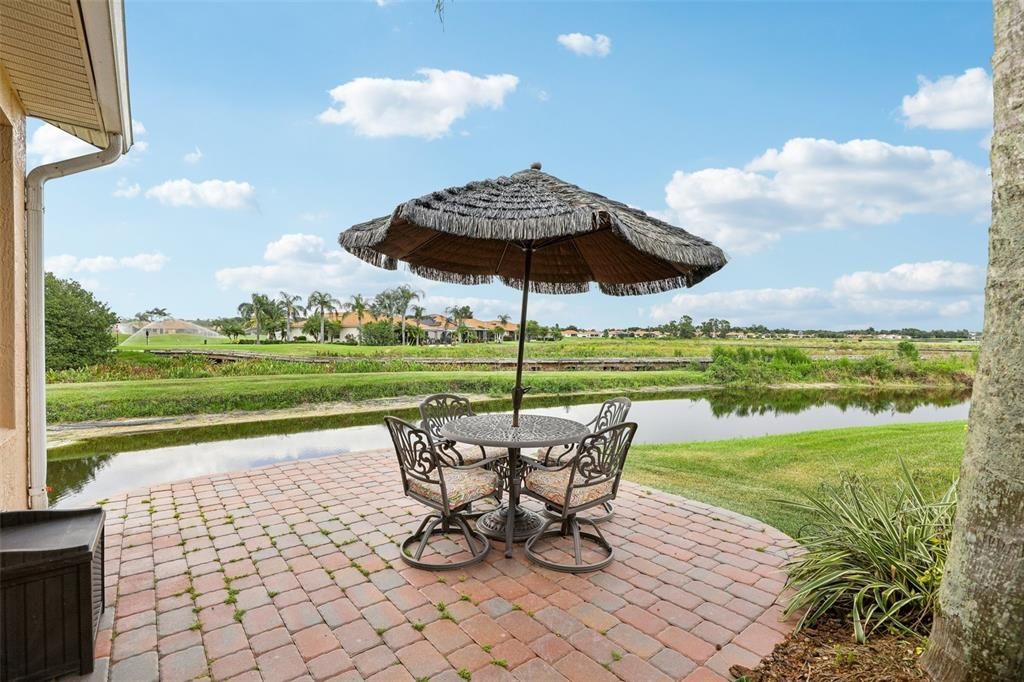 WATERFRONT PAVER PATIO.