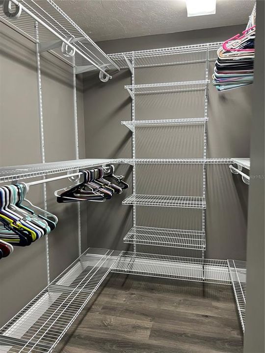 Primary walk in closet