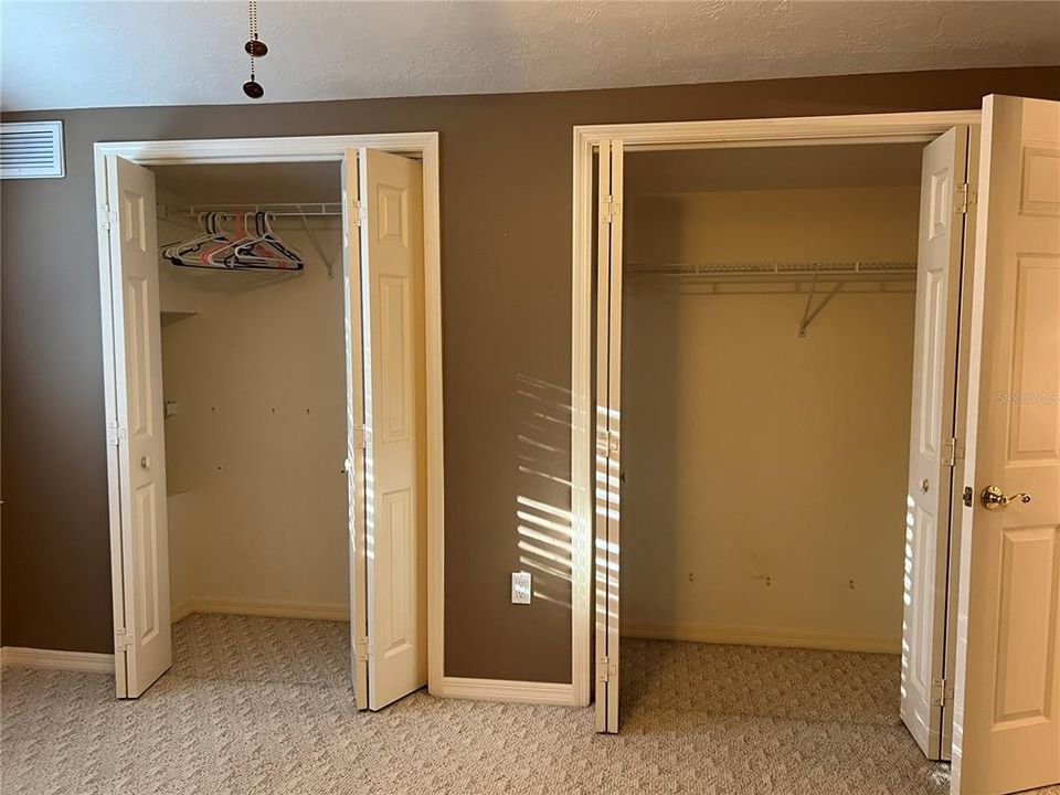 3rd Bedroom closets 2nd floor