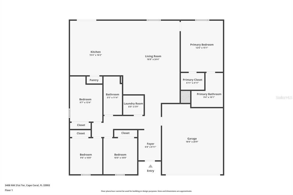 For Sale: $320,000 (4 beds, 2 baths, 1813 Square Feet)