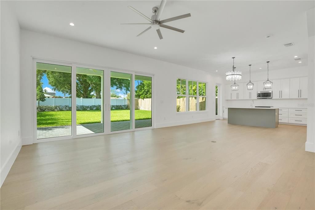 Main floor kitchen &dining gathering area