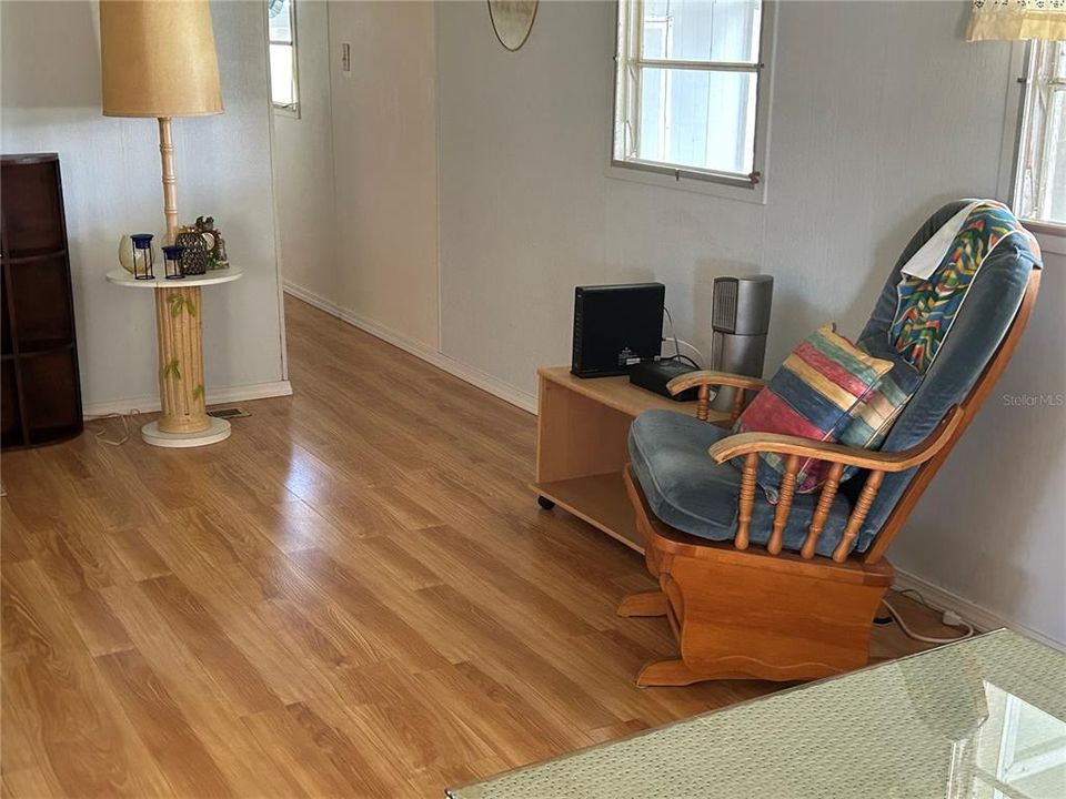 Looking from Kitchen to Living Room