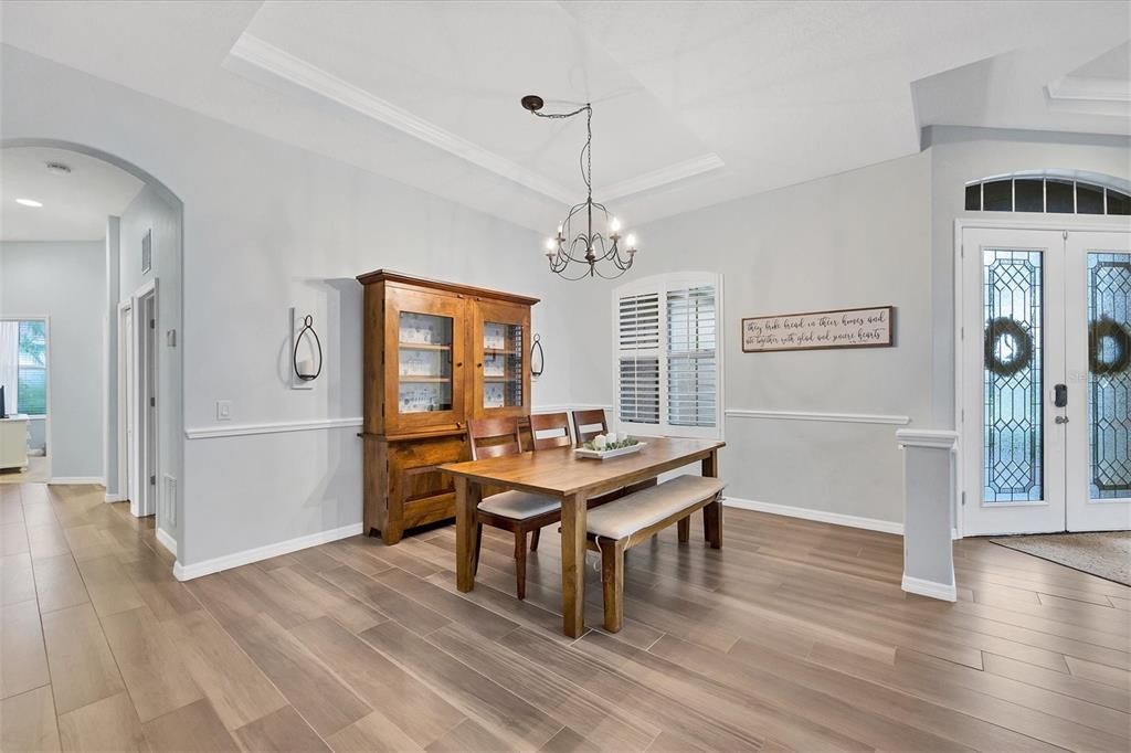 Formal Dining Room just off the Living Room