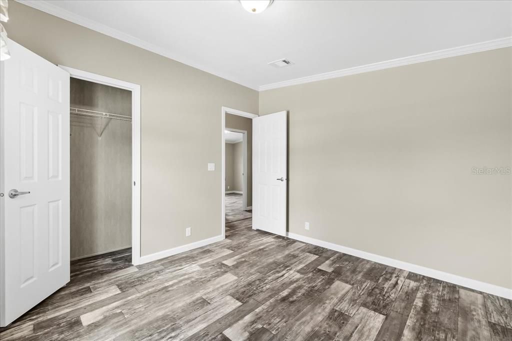 Bedroom 3 w/view of Closet