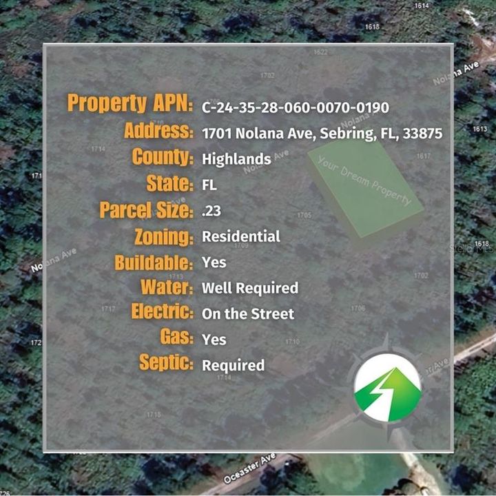 На продажу: $13,500 (0.23 acres)