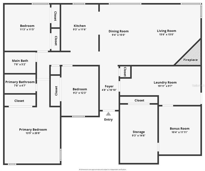 На продажу: $412,000 (3 спален, 2 ванн, 1289 Квадратных фут)