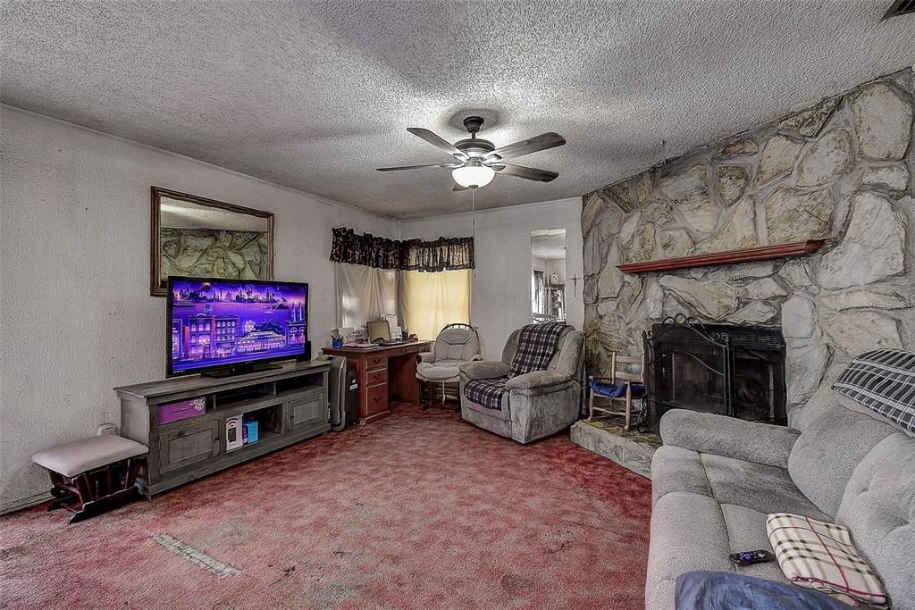 Living Room With Fireplace!