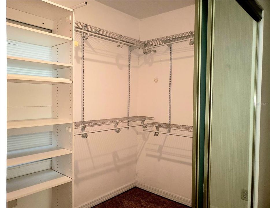 WALK IN CLOSET IN PRIMARY BEDROOM