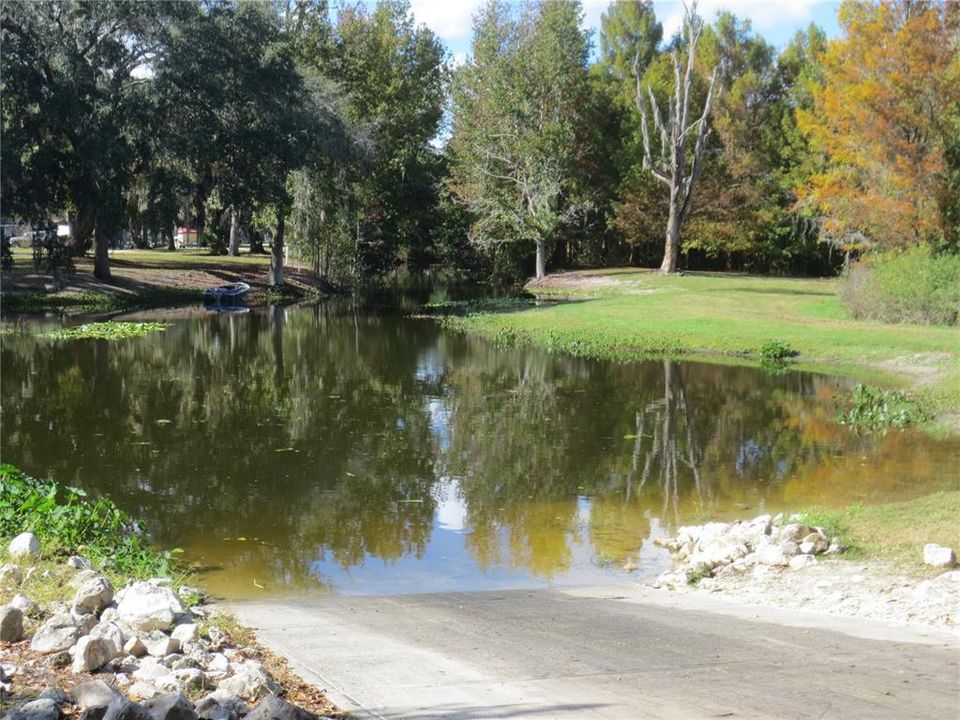 Boat Ramp to Lake Bryant