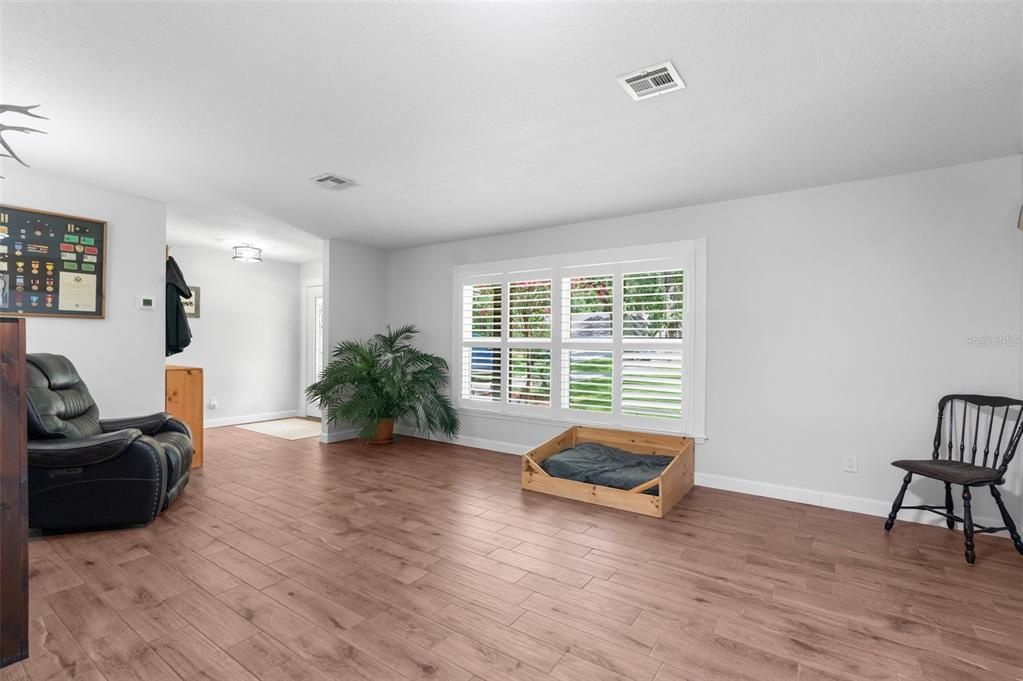 Formal living room in the front of home