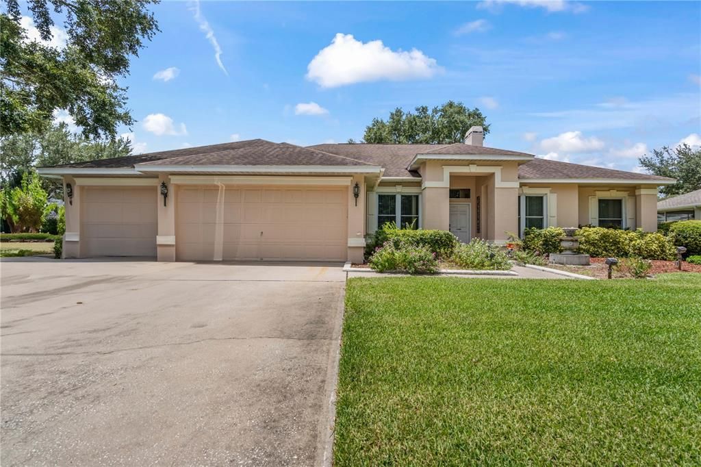 Spacious Garage view and Main Entrance