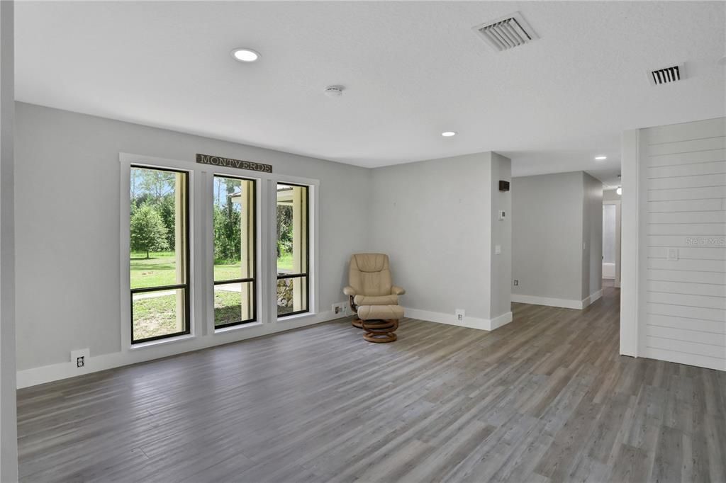 Dining Room/Den just off the Family Room