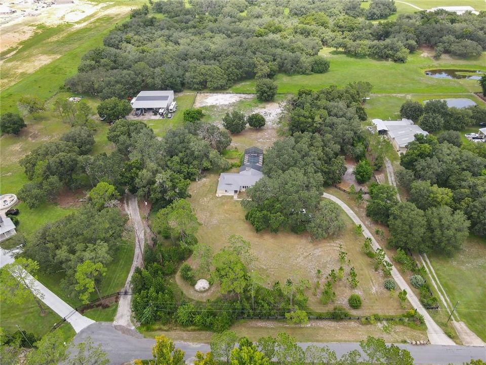 Great Aerial view of the front of 15043 Vinola Place