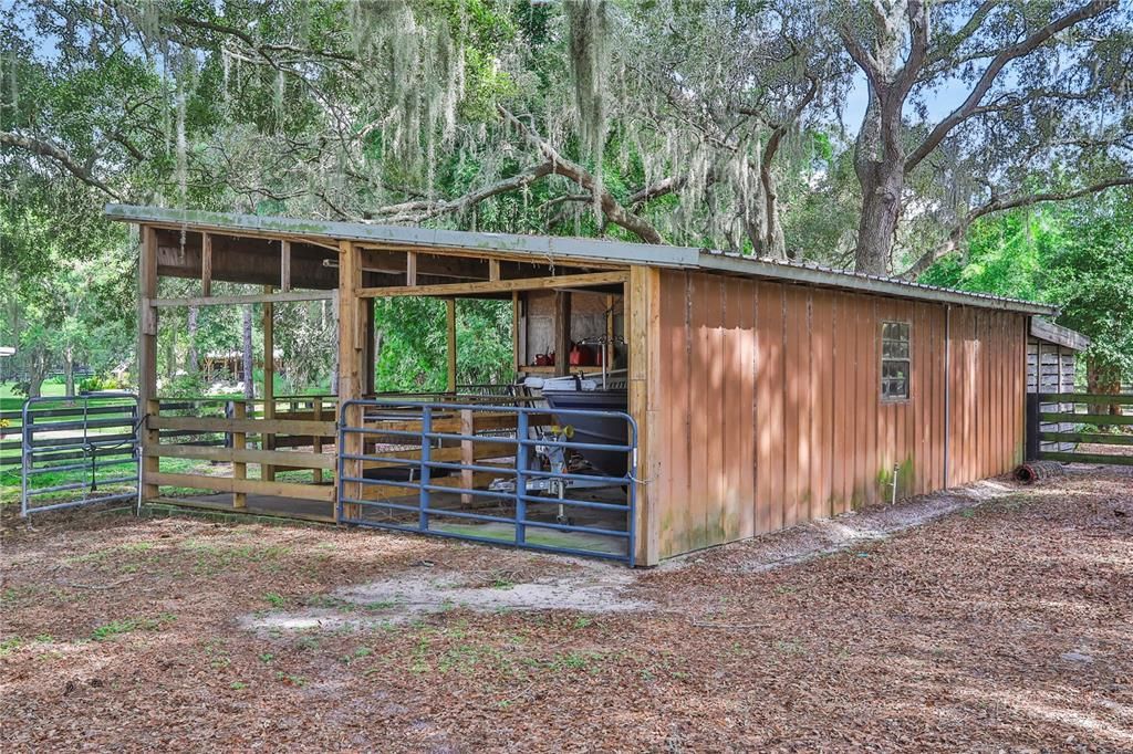 1200 Sq Foot Barn that's great to store your boat, lawnmower and your other toys