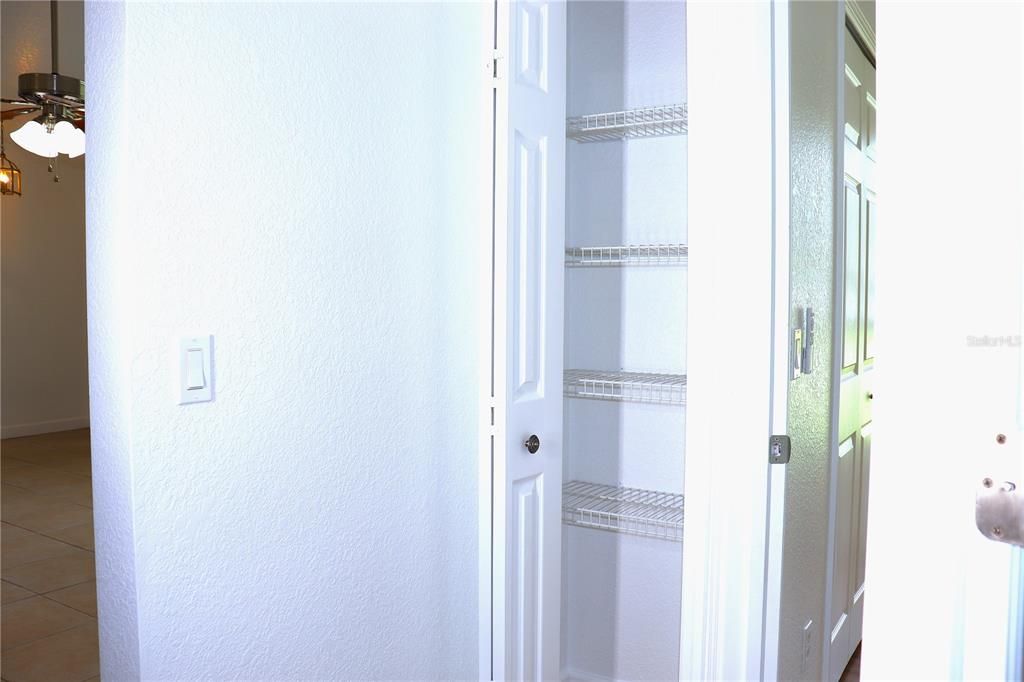 Linen Closet in hallway