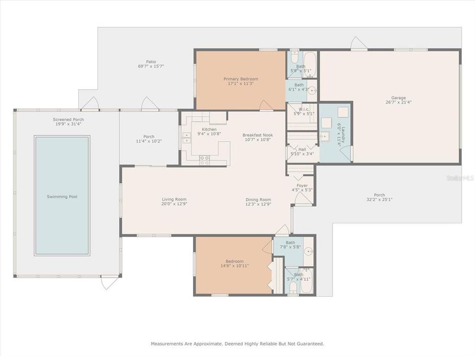 Activo con contrato: $275,000 (2 camas, 2 baños, 1318 Pies cuadrados)