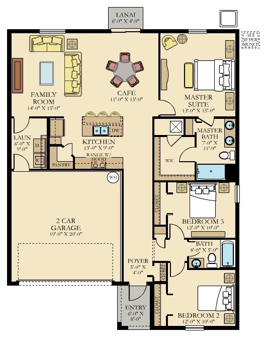 Activo con contrato: $348,879 (3 camas, 2 baños, 1555 Pies cuadrados)