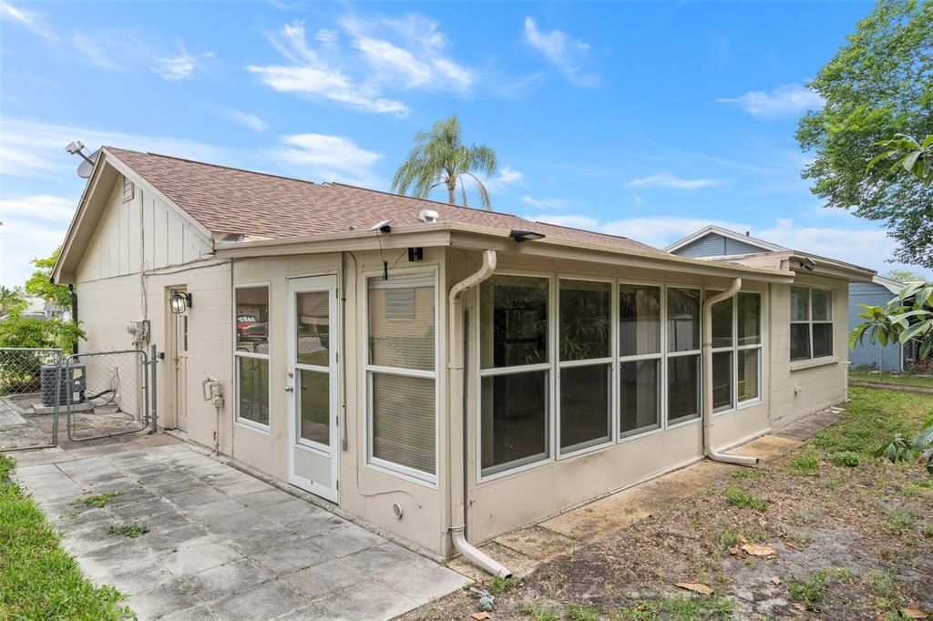 Fully Fenced Private Backyard with Storage Shed