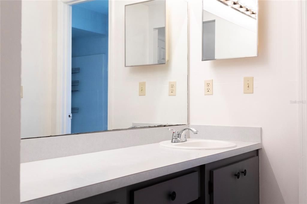 Master bath vanity